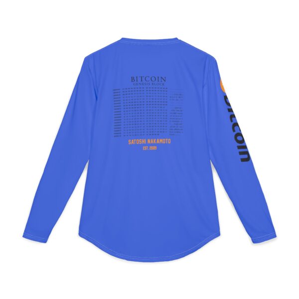 Men's UV Protection Long Sleeve - American Flag & Bitcoin Design - Image 2