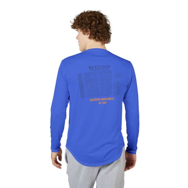 Men's UV Protection Long Sleeve - American Flag & Bitcoin Design - Image 4