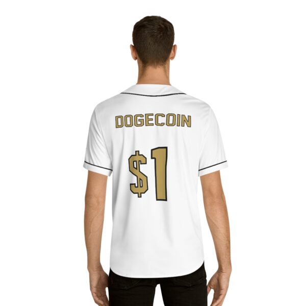 Dogecoin to a Fuckin Dolla - White Jersey - Image 4