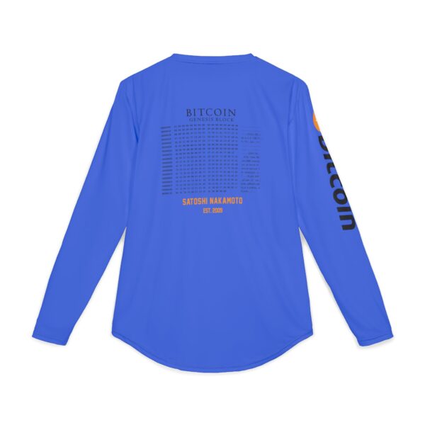 Men's UV Protection Long Sleeve - American Flag & Bitcoin Design - Image 6